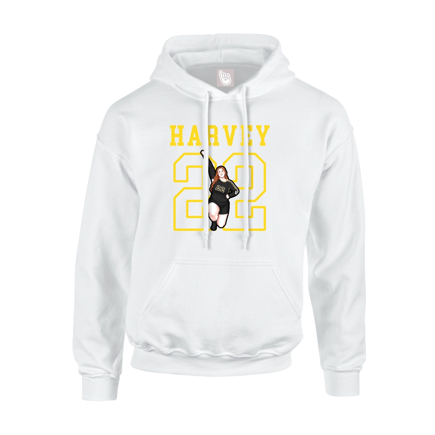 Youth Hoodie — Shirsey in White