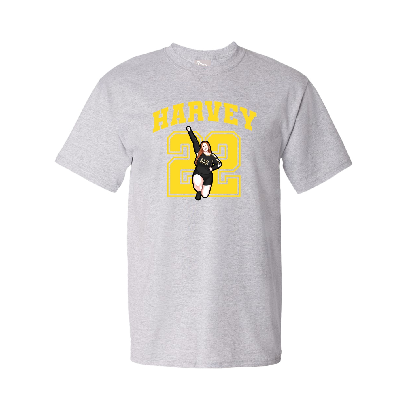 Tee — Number in Grey