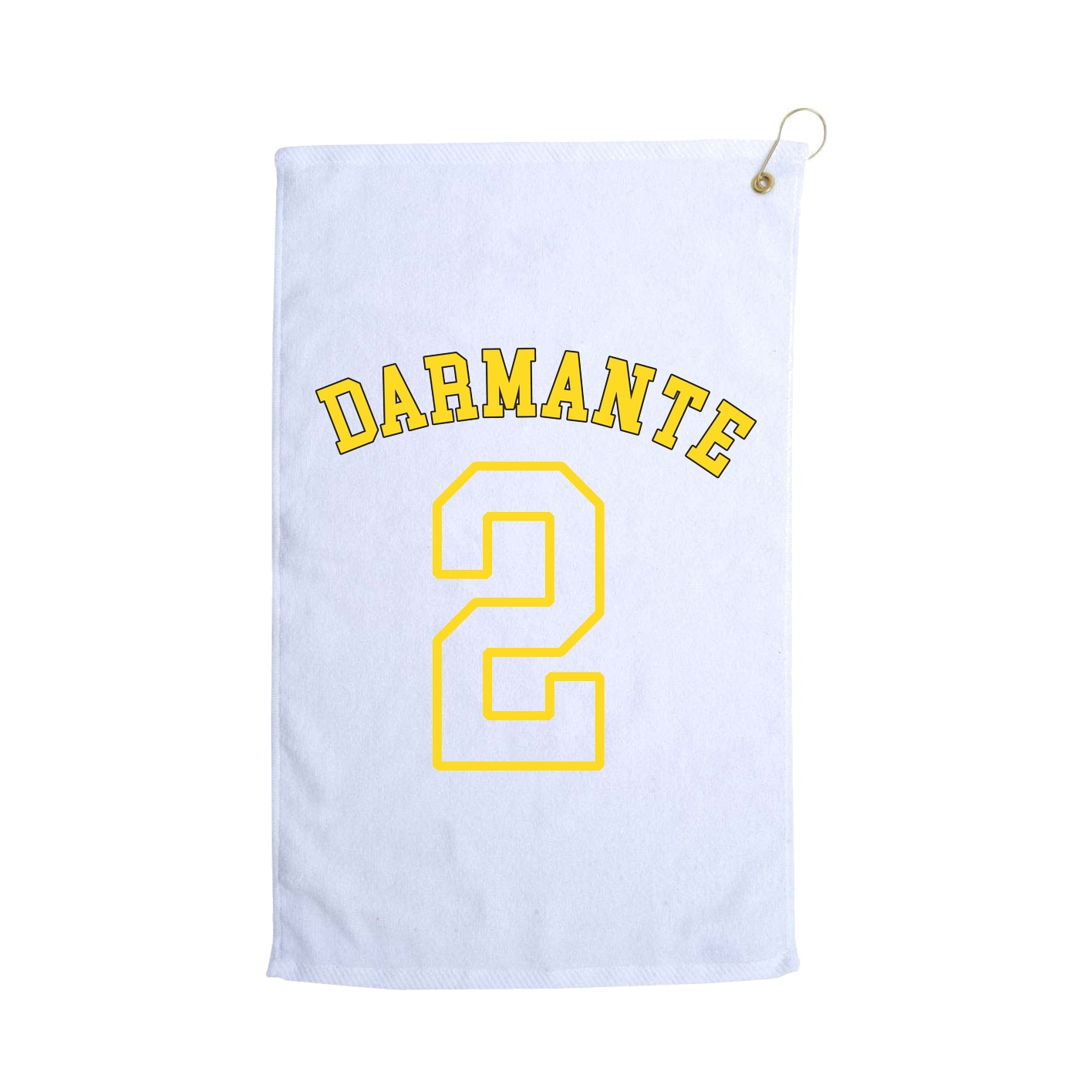 Golf Towel — Shirsey Arch in White