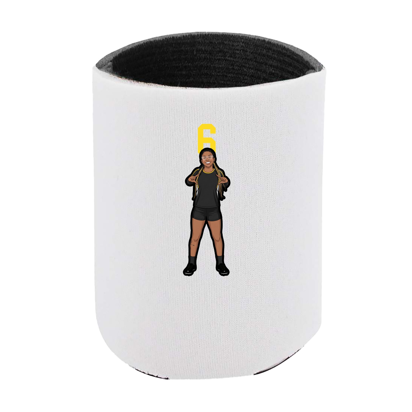 Can Holder — Number Top in White