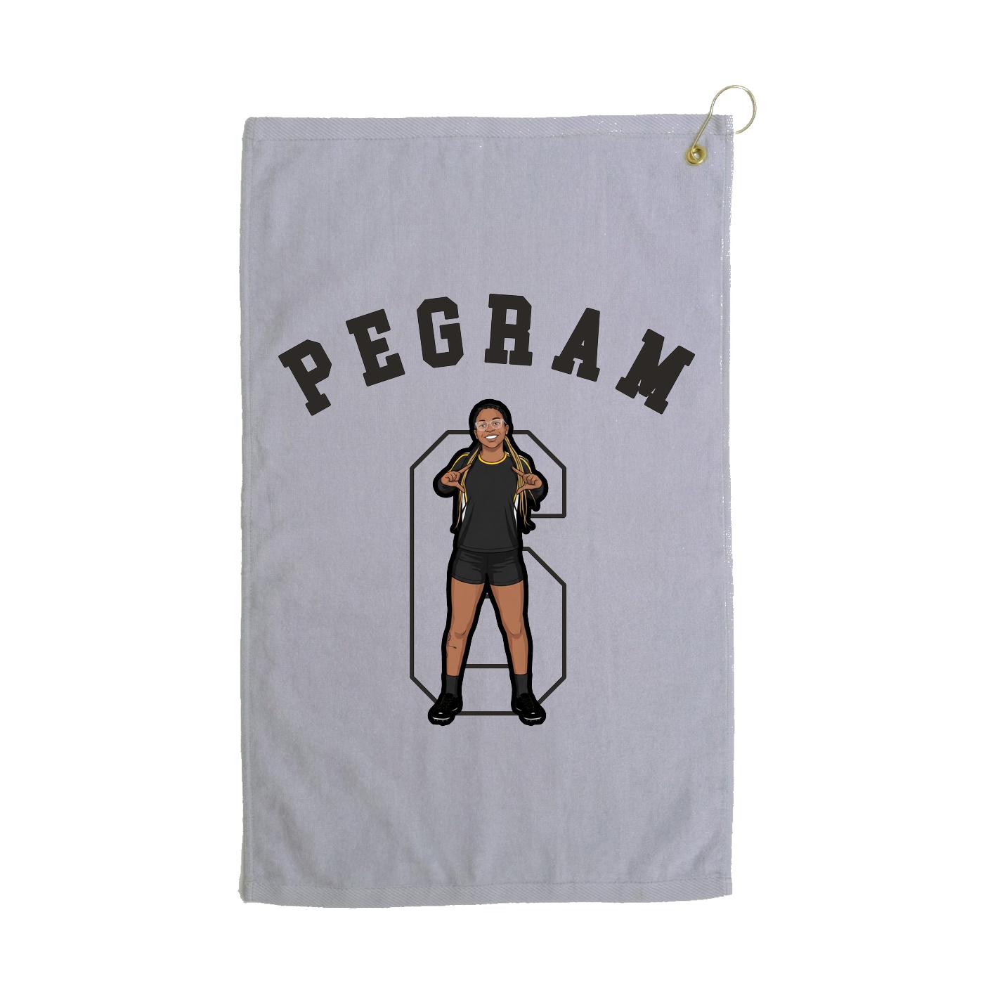 Golf Towel — Shirsey Arch in Grey