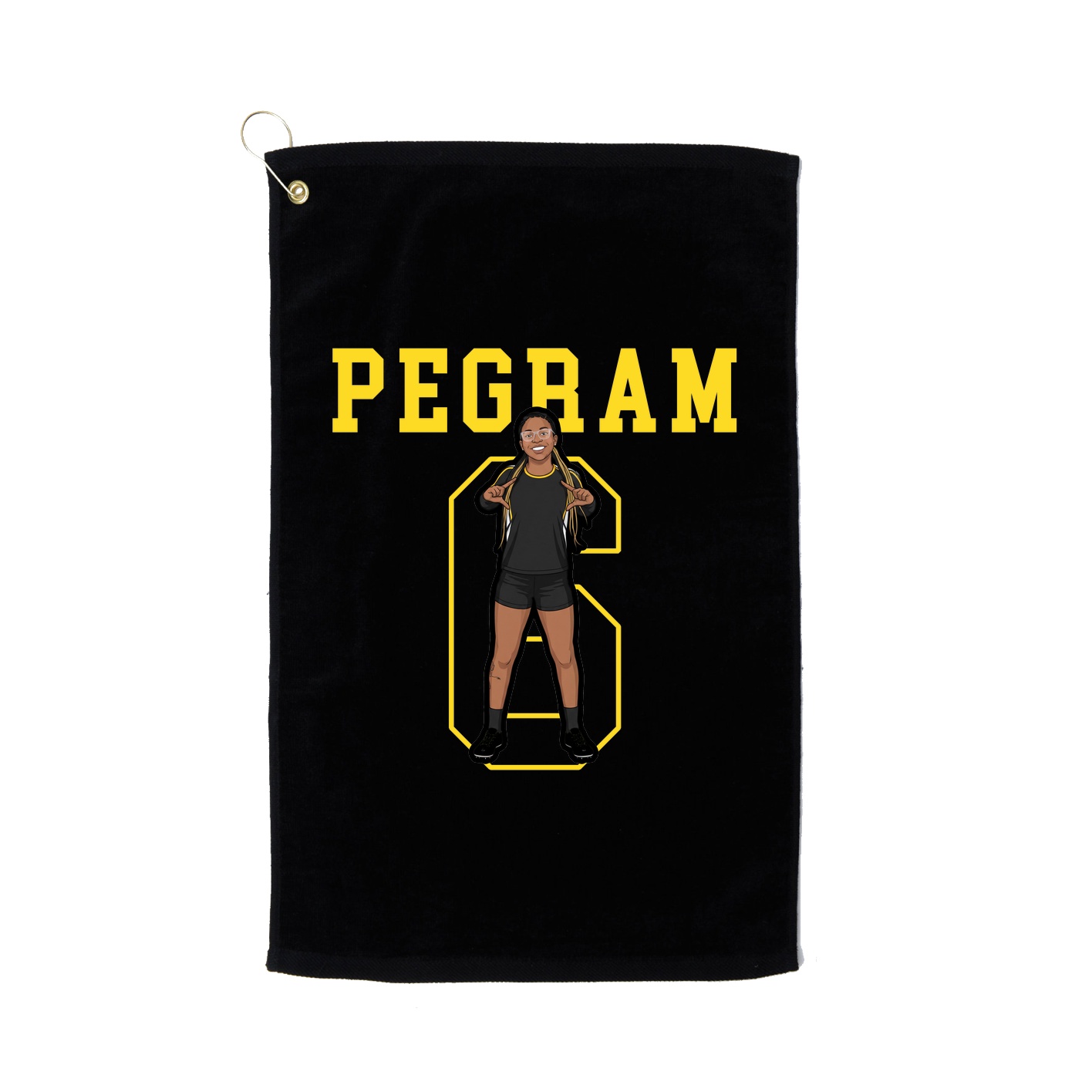 Golf Towel — Shirsey in Black