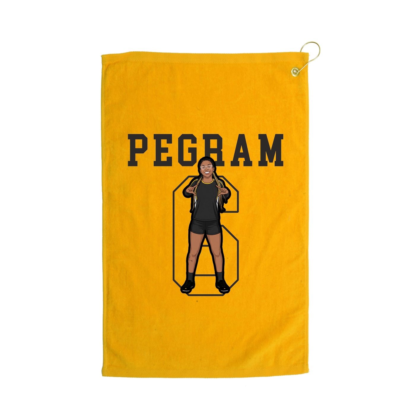 Golf Towel — Shirsey in Gold