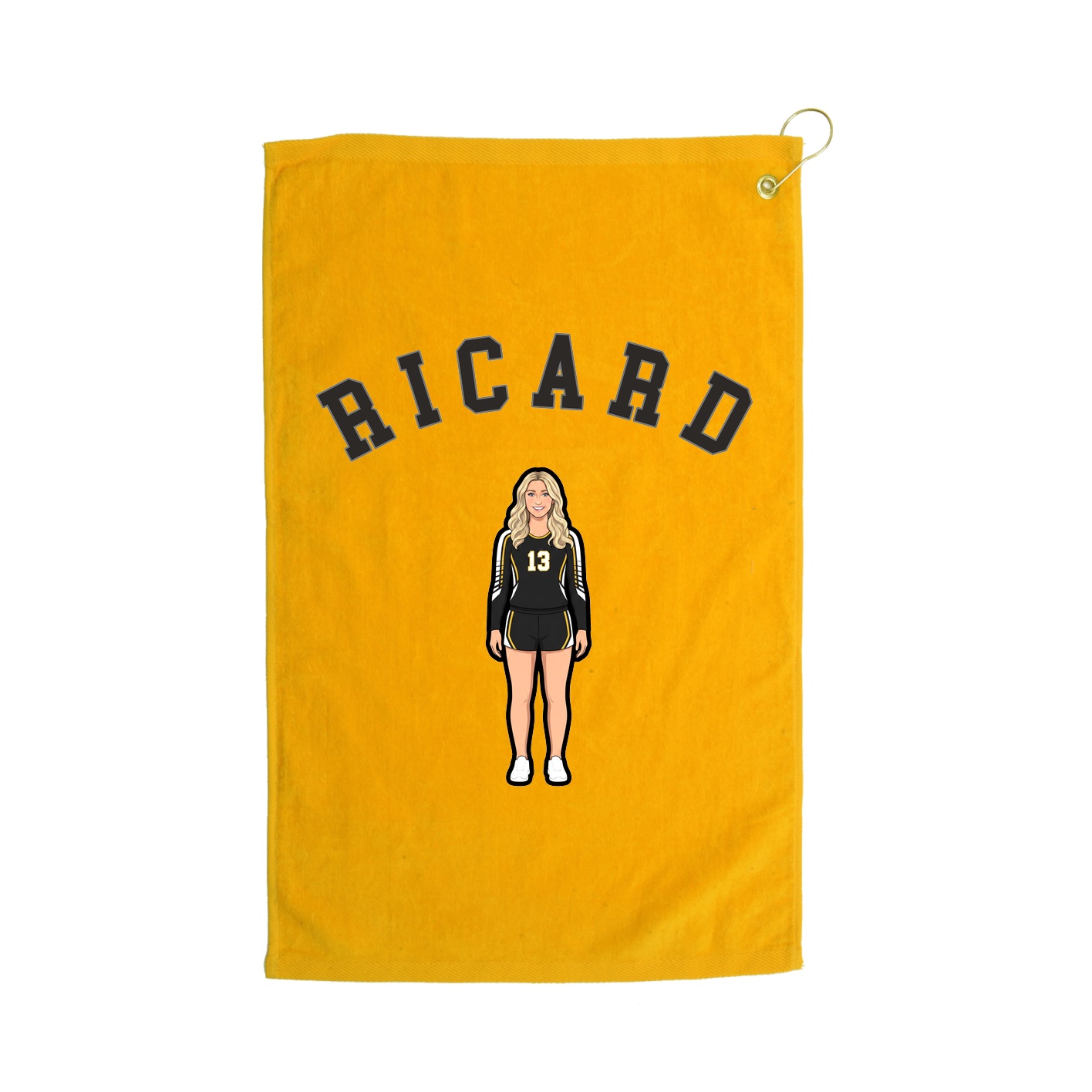 Golf Towel — Shirsey Arch in Gold