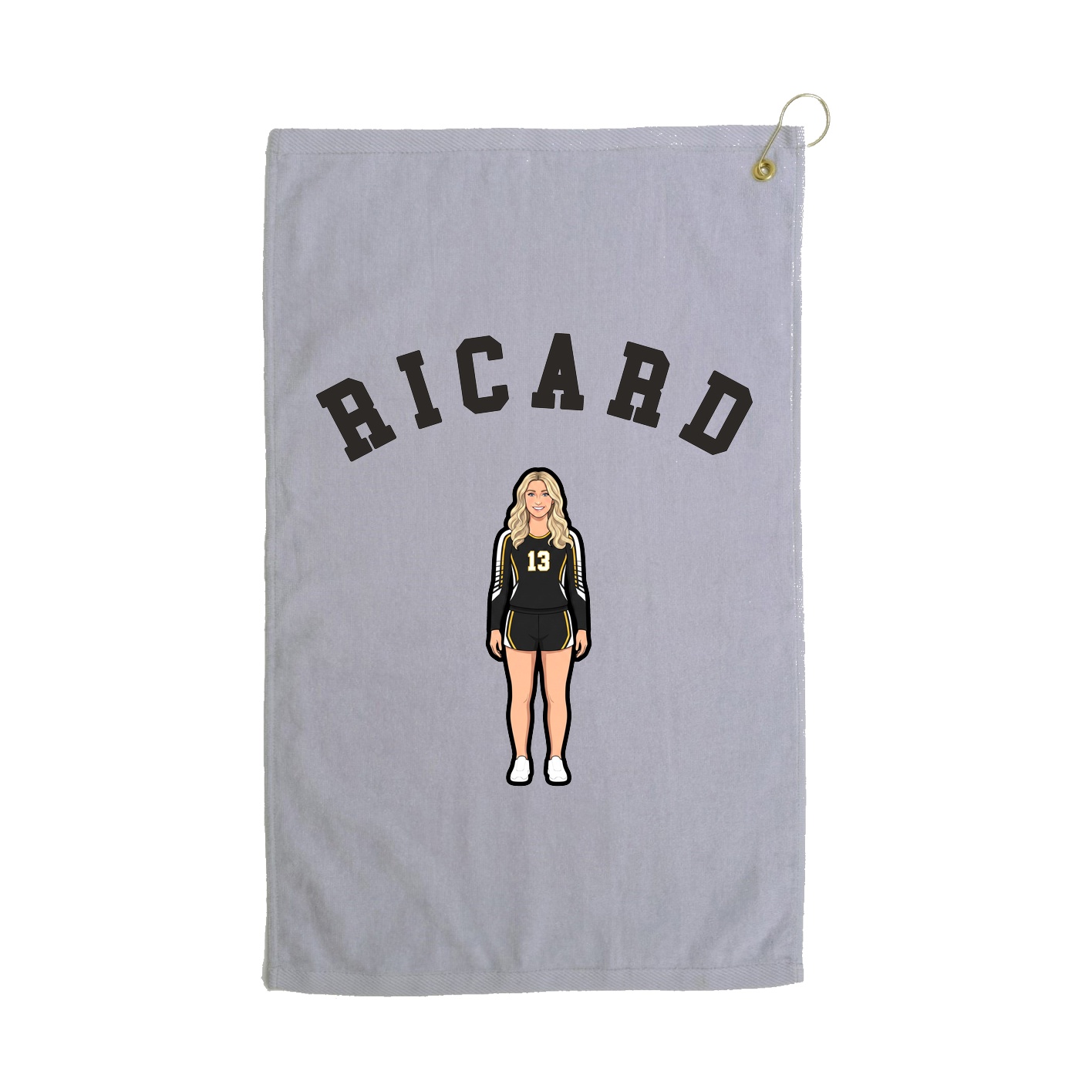 Golf Towel — Shirsey Arch in Grey