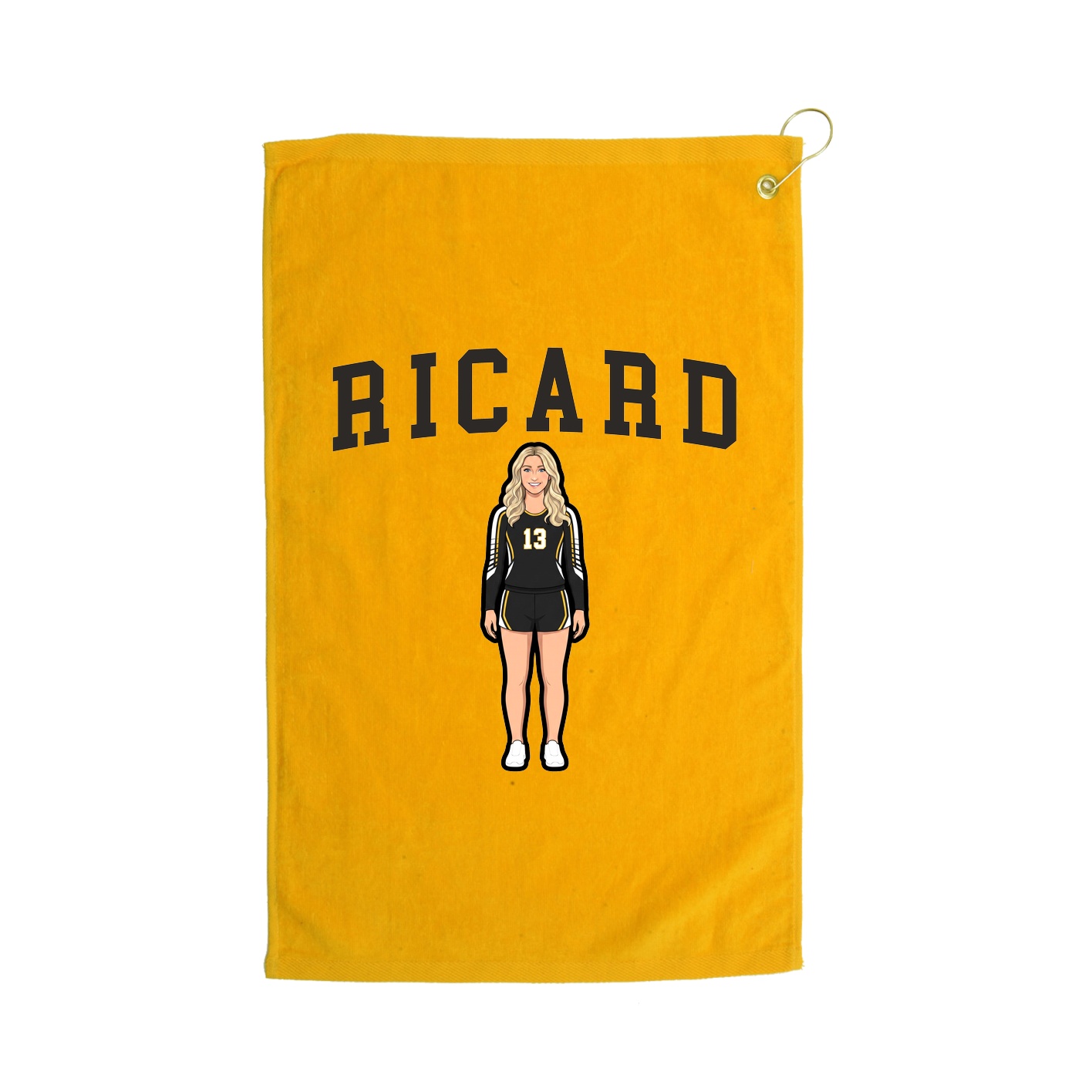 Golf Towel — Shirsey in Gold