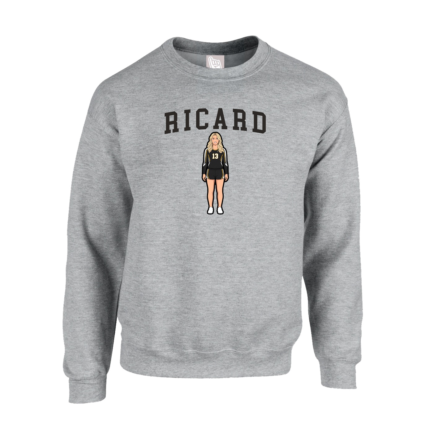 Fleece Crew — Shirsey in Grey