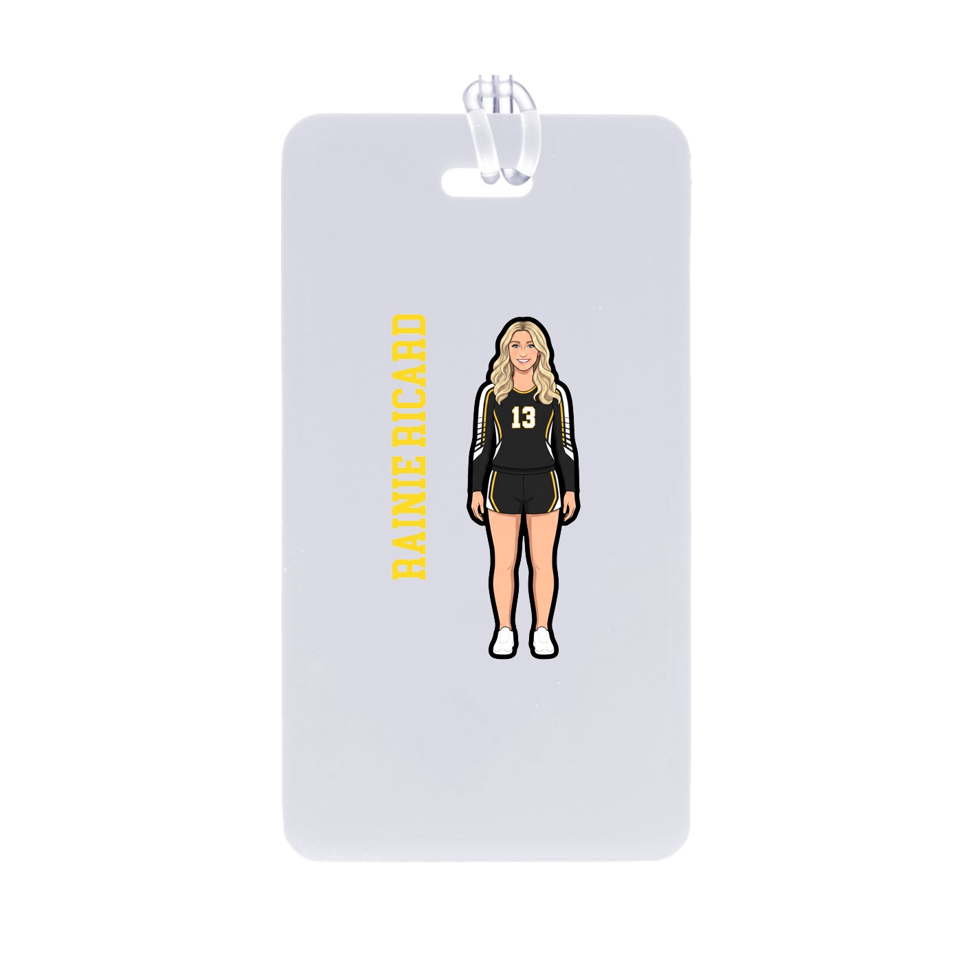 Bag Tag — Name Vertical in Classic