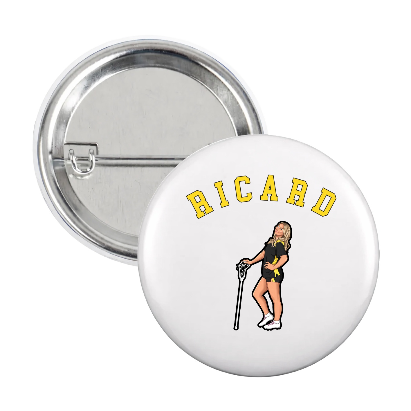 Game Day Button — Shirsey Arch in White