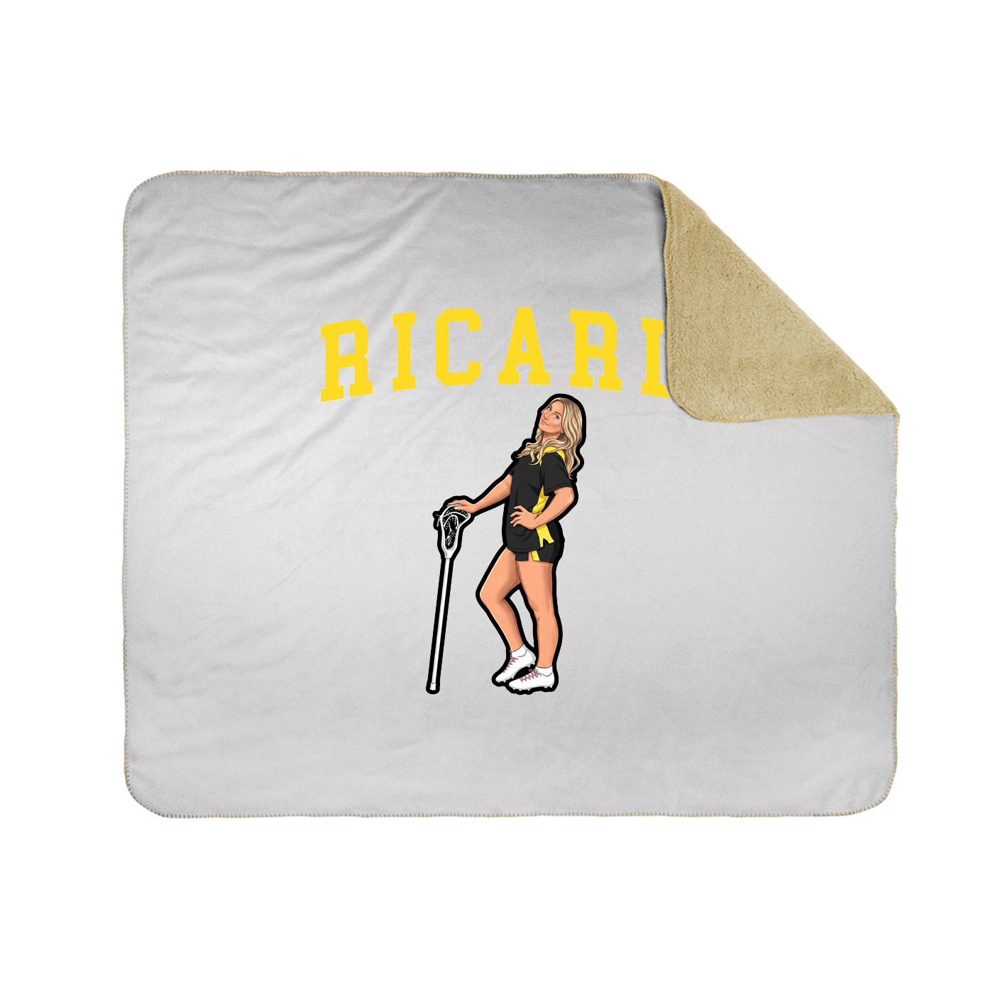 Throw Blanket — Shirsey in White