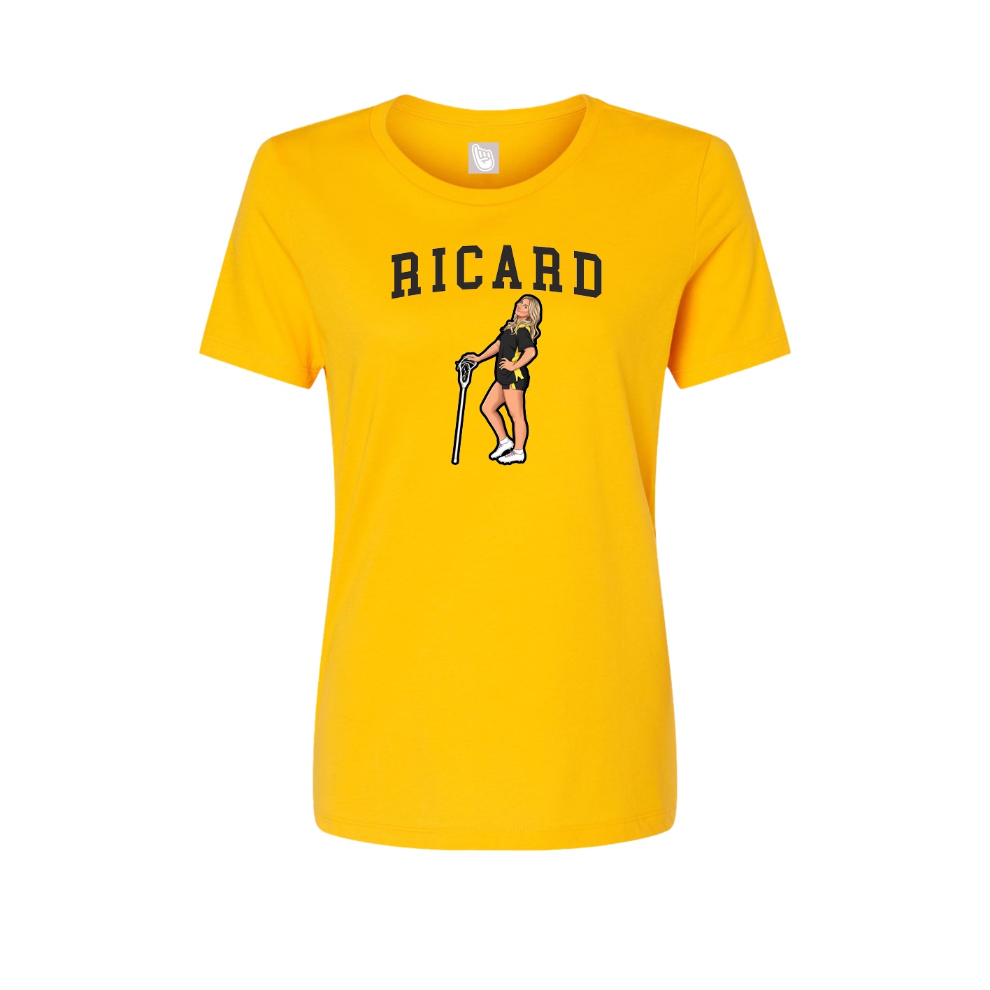 Fitted Women's Tee — Shirsey in Gold
