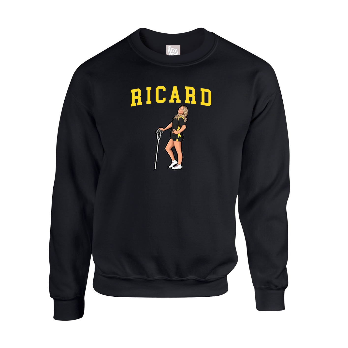 Fleece Crew — Shirsey in Black