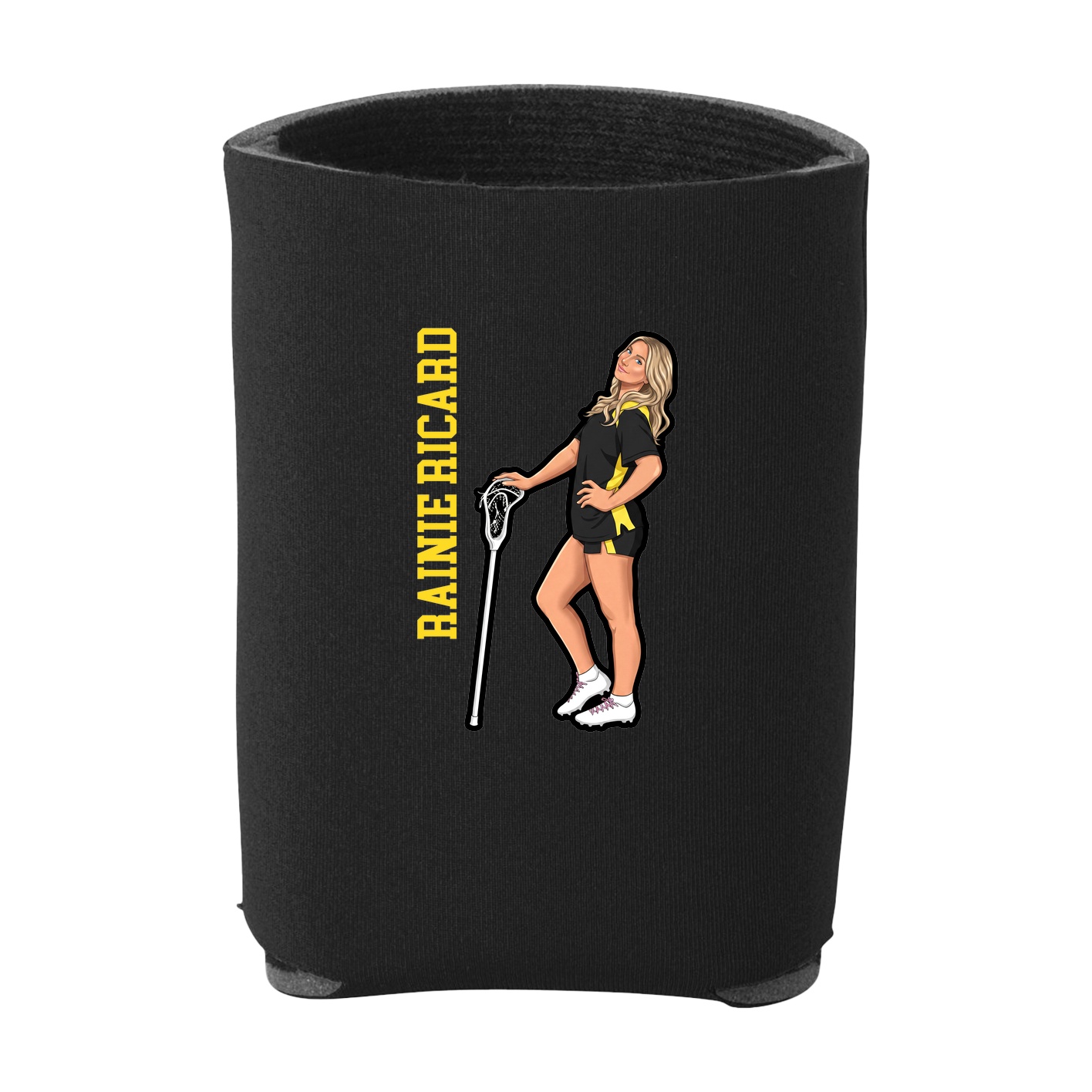 Can Holder — Name Vertical in Black