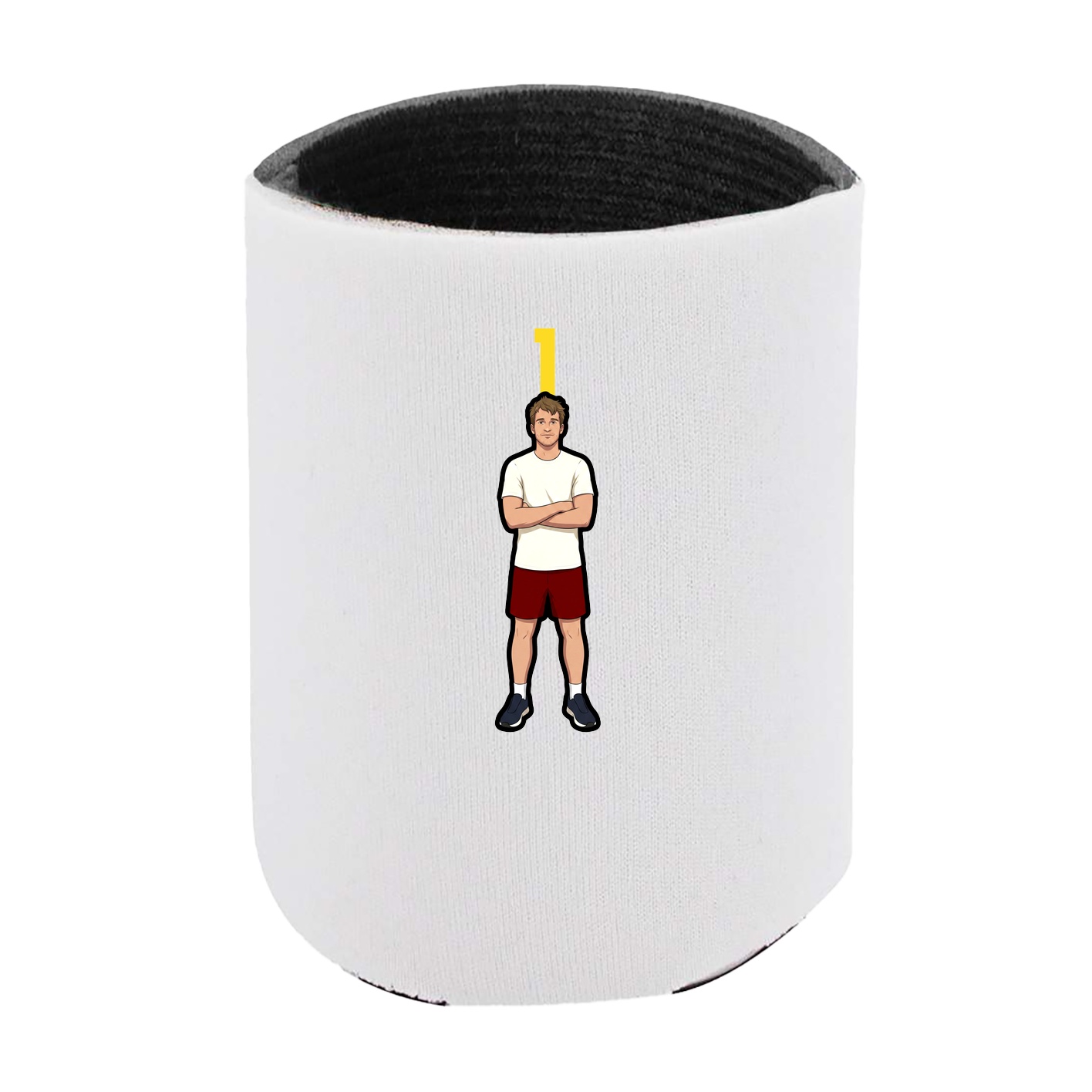 Can Holder — Number Top in White