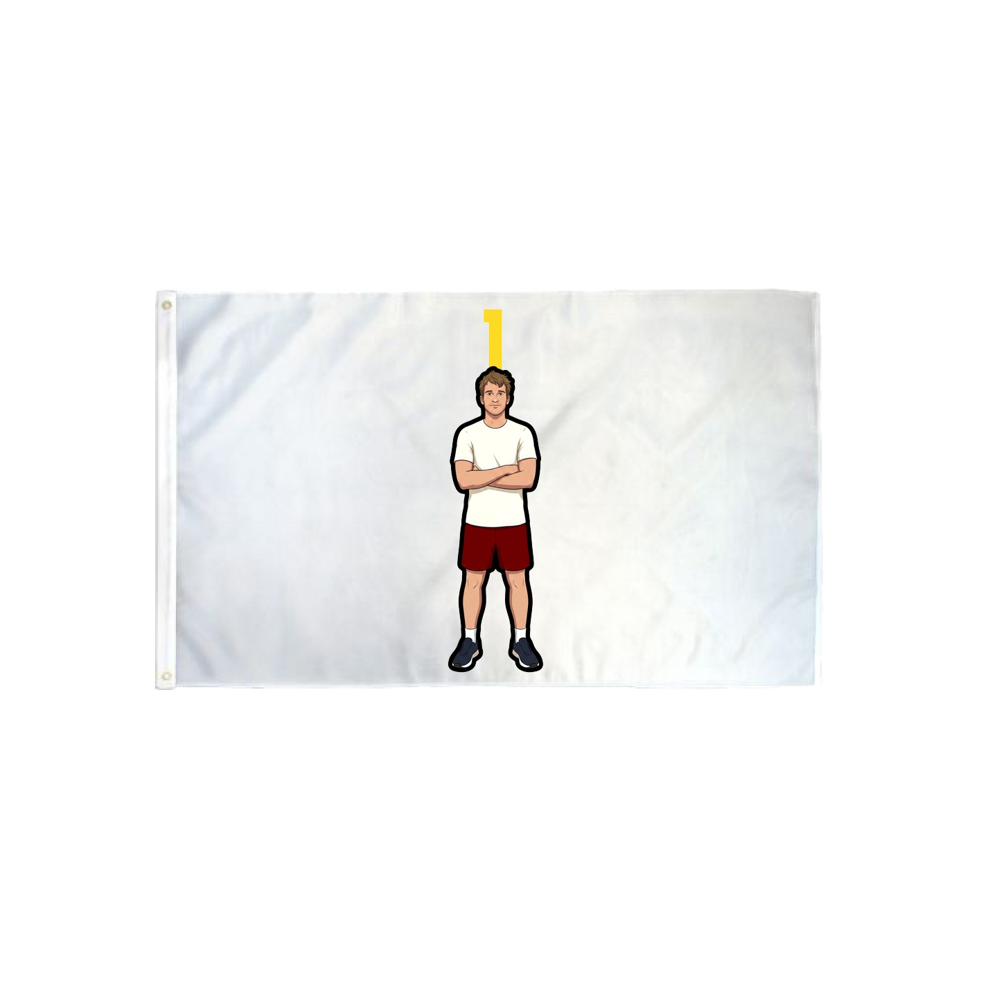 3x5 Flag — Number Top in Classic