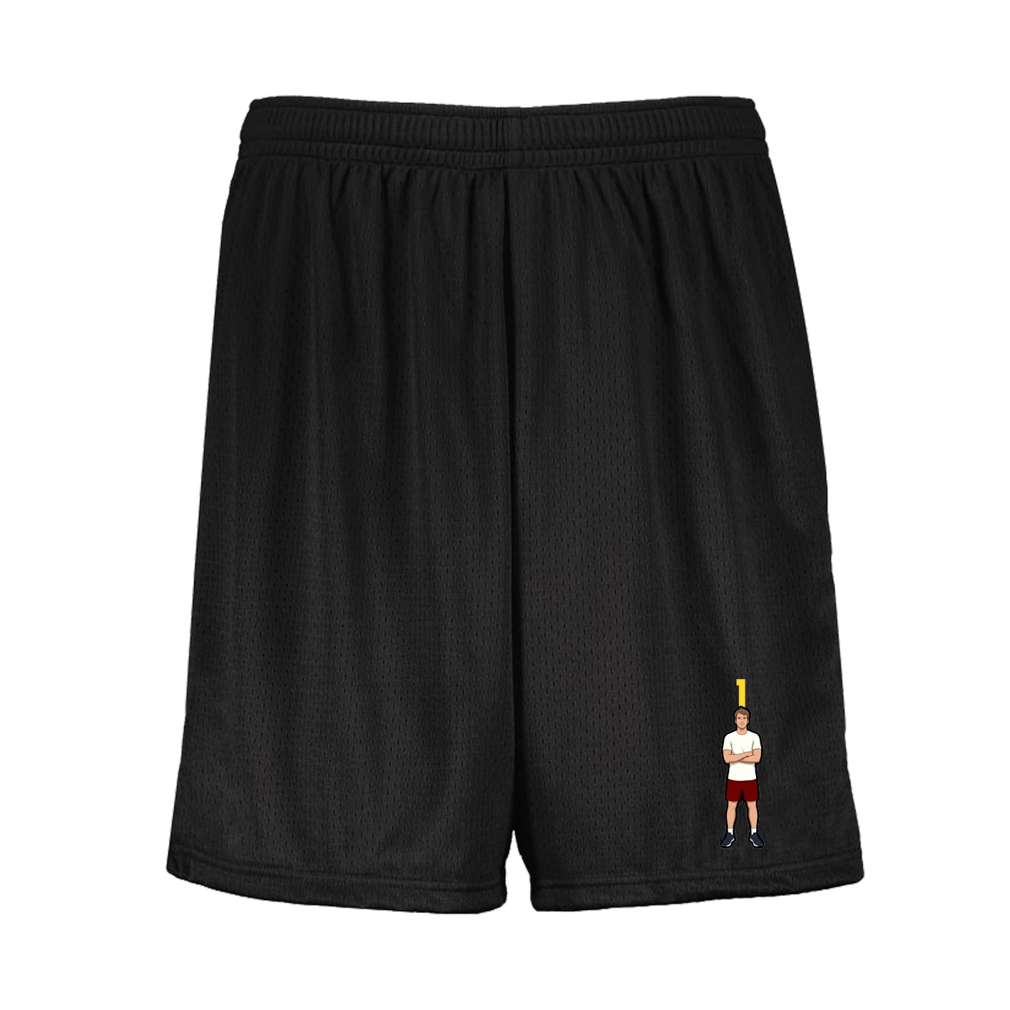 Shorts — Number Top in Black