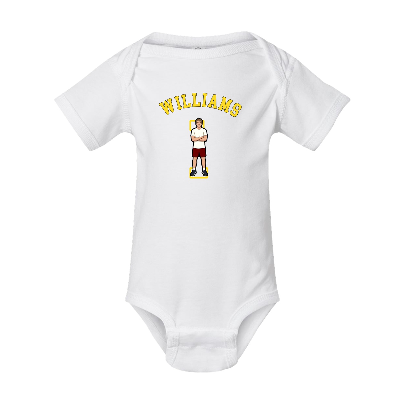Baby Onesie — Shirsey Arch in White