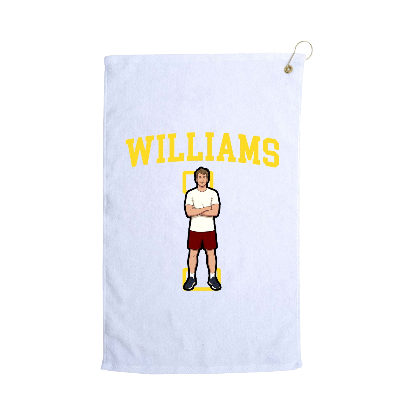 Golf Towel — Shirsey in White