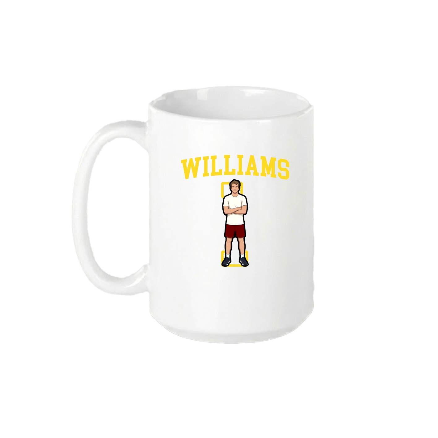 15oz Coffee Mug — Shirsey in White