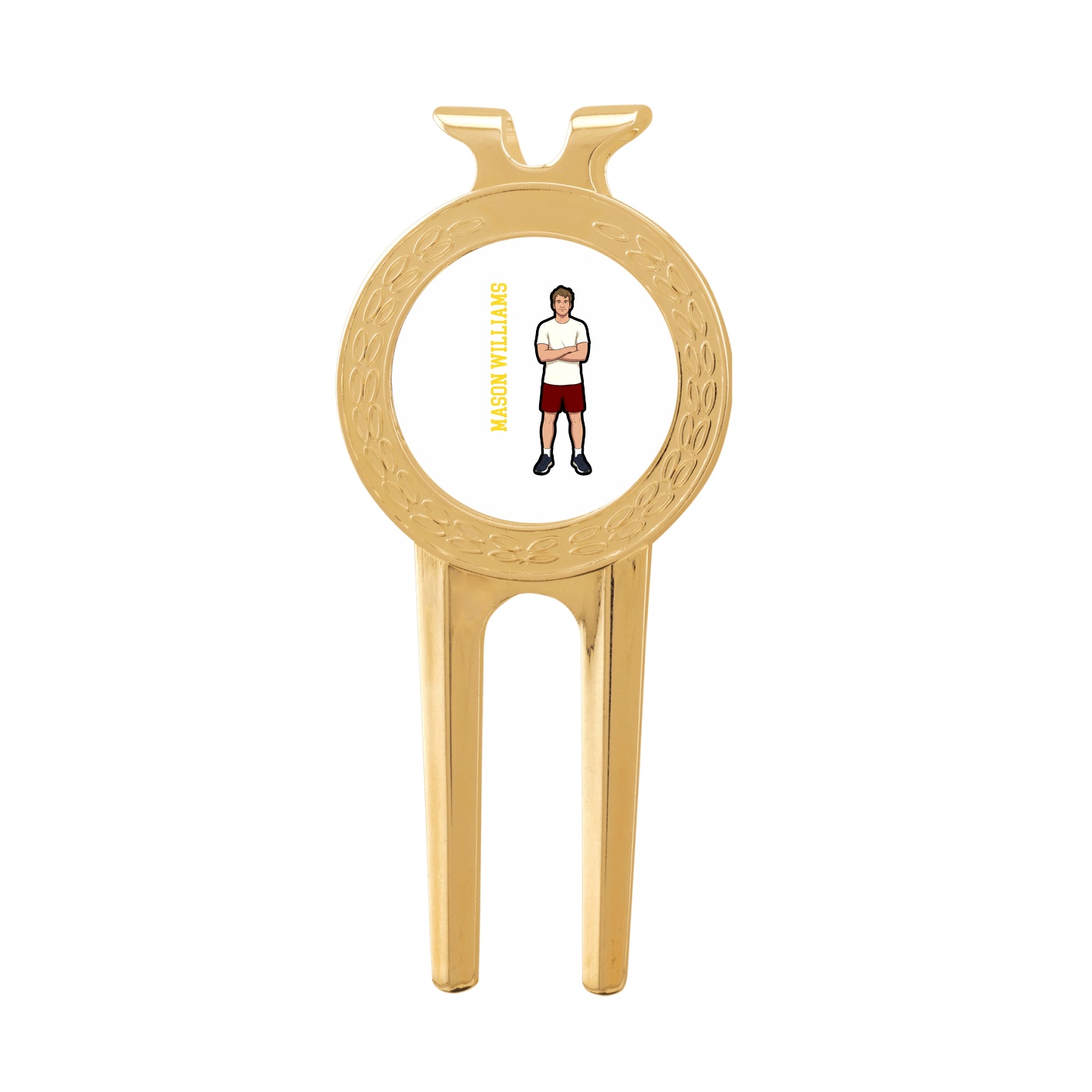 Divot Tool with Ball Marker — Name Vertical in Classic