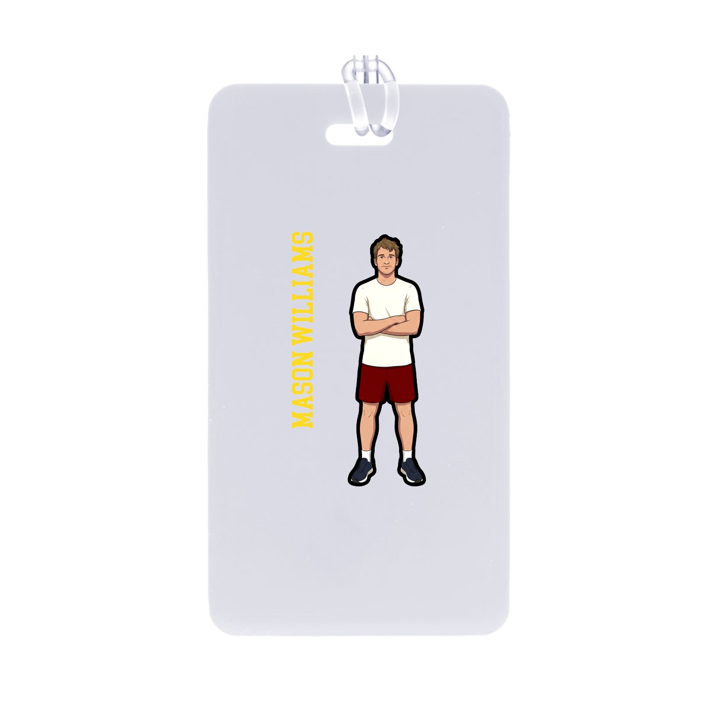 Bag Tag — Name Vertical in Classic
