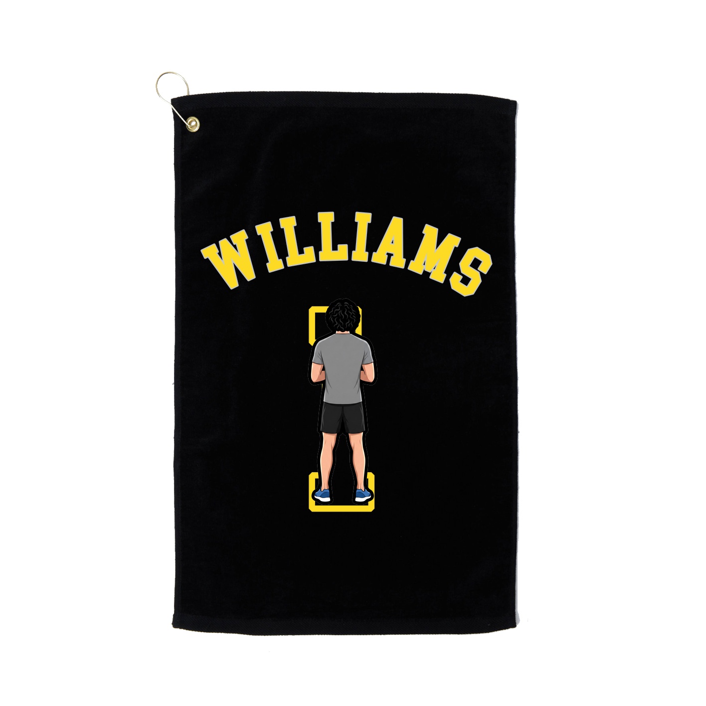 Golf Towel — Shirsey Arch in Black