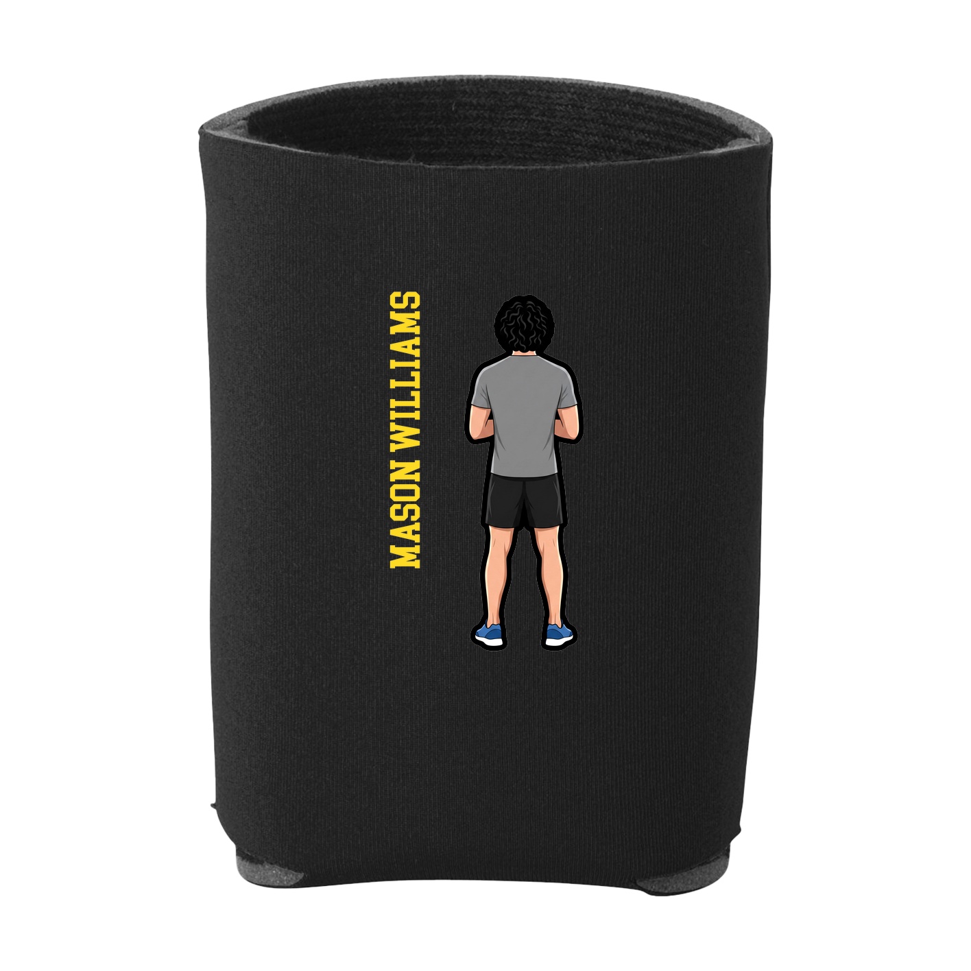 Can Holder — Name Vertical in Black