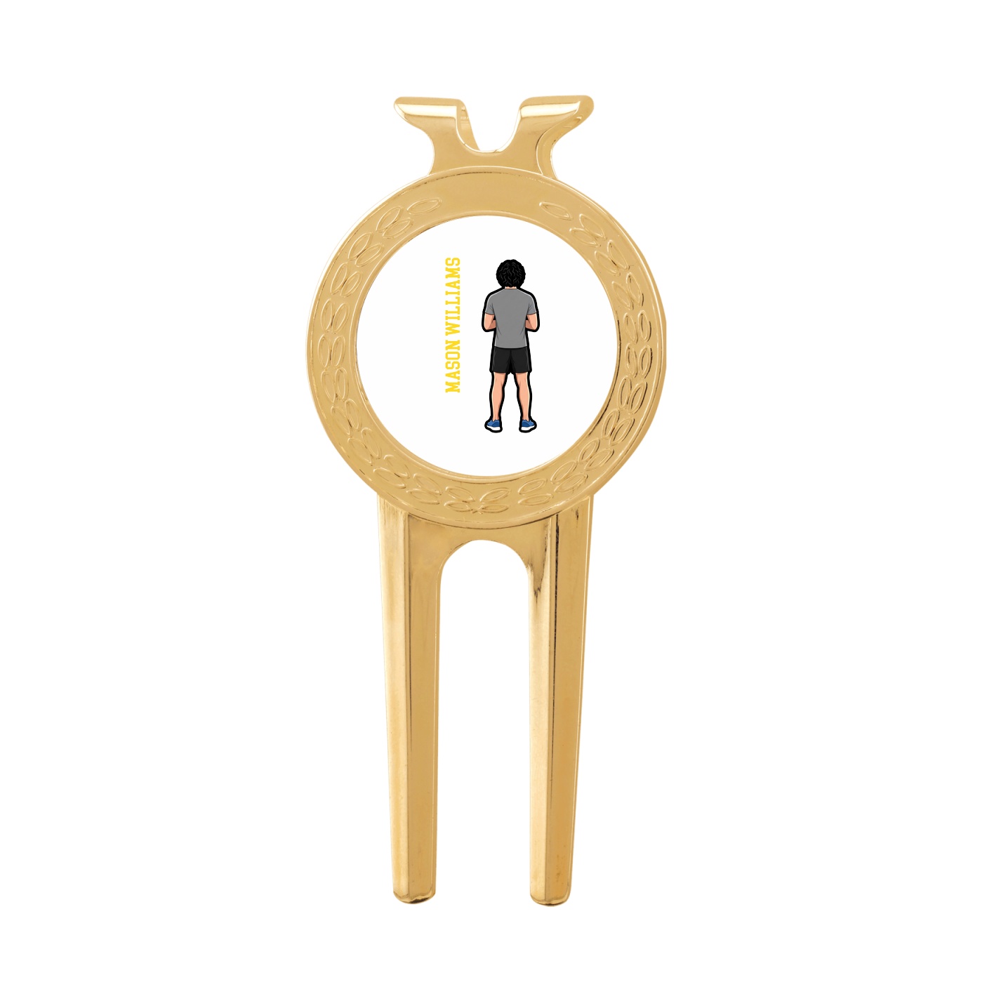 Divot Tool with Ball Marker — Name Vertical in Classic