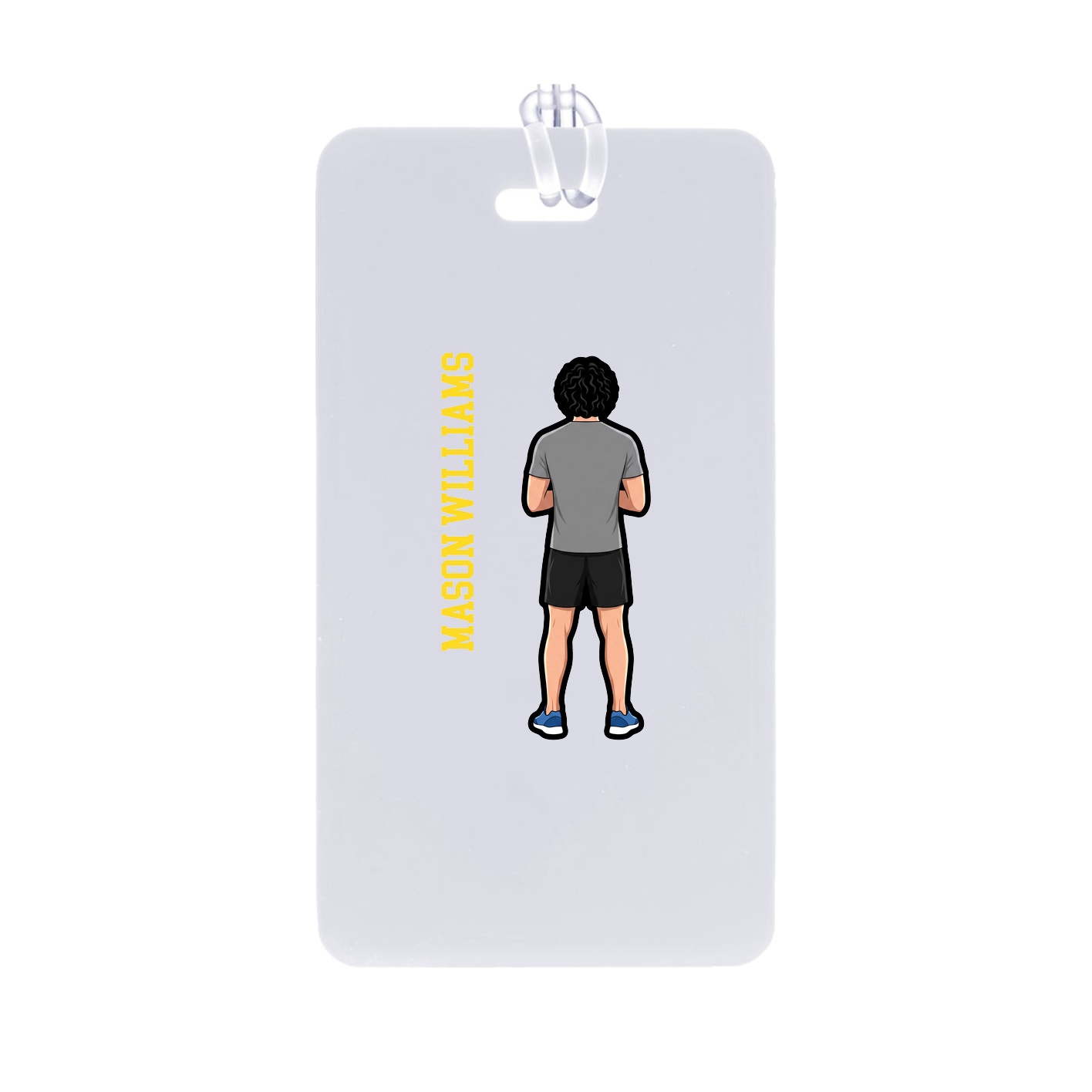Bag Tag — Name Vertical in Classic