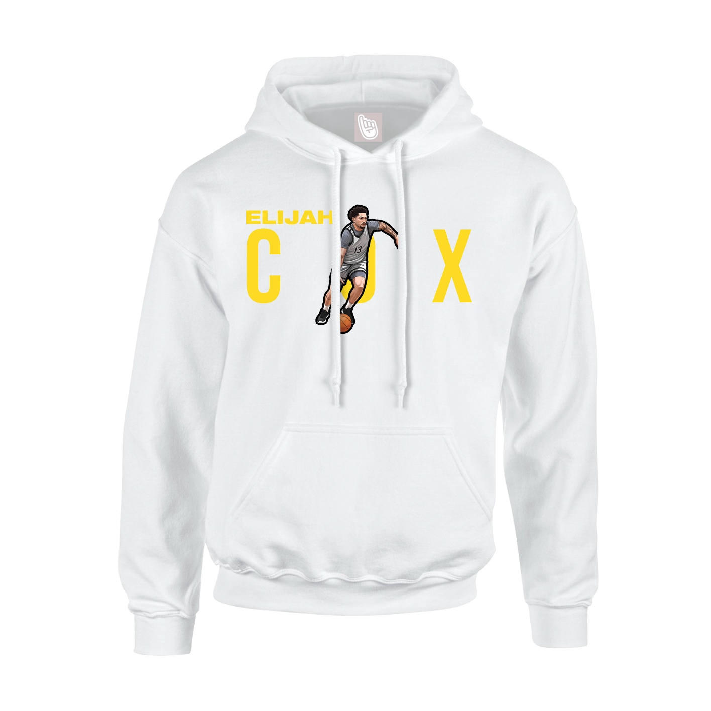 Hoodie — Player Name in White