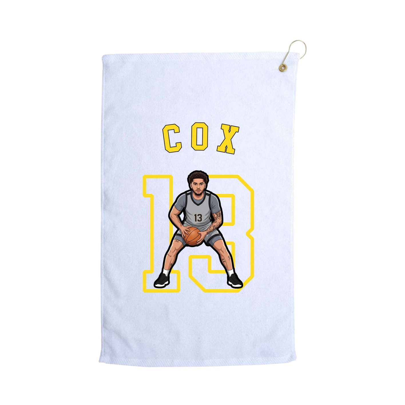 Golf Towel — Shirsey Arch in White