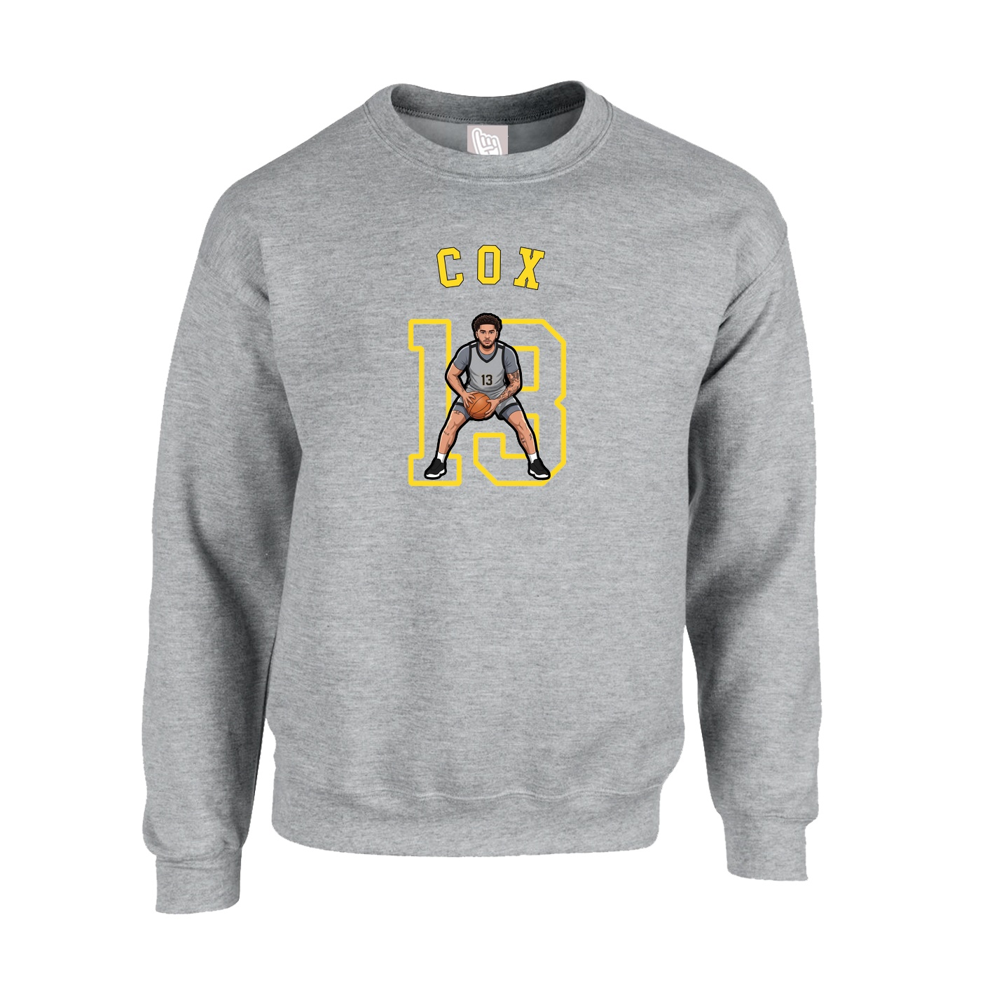 Fleece Crew — Shirsey Arch in Grey
