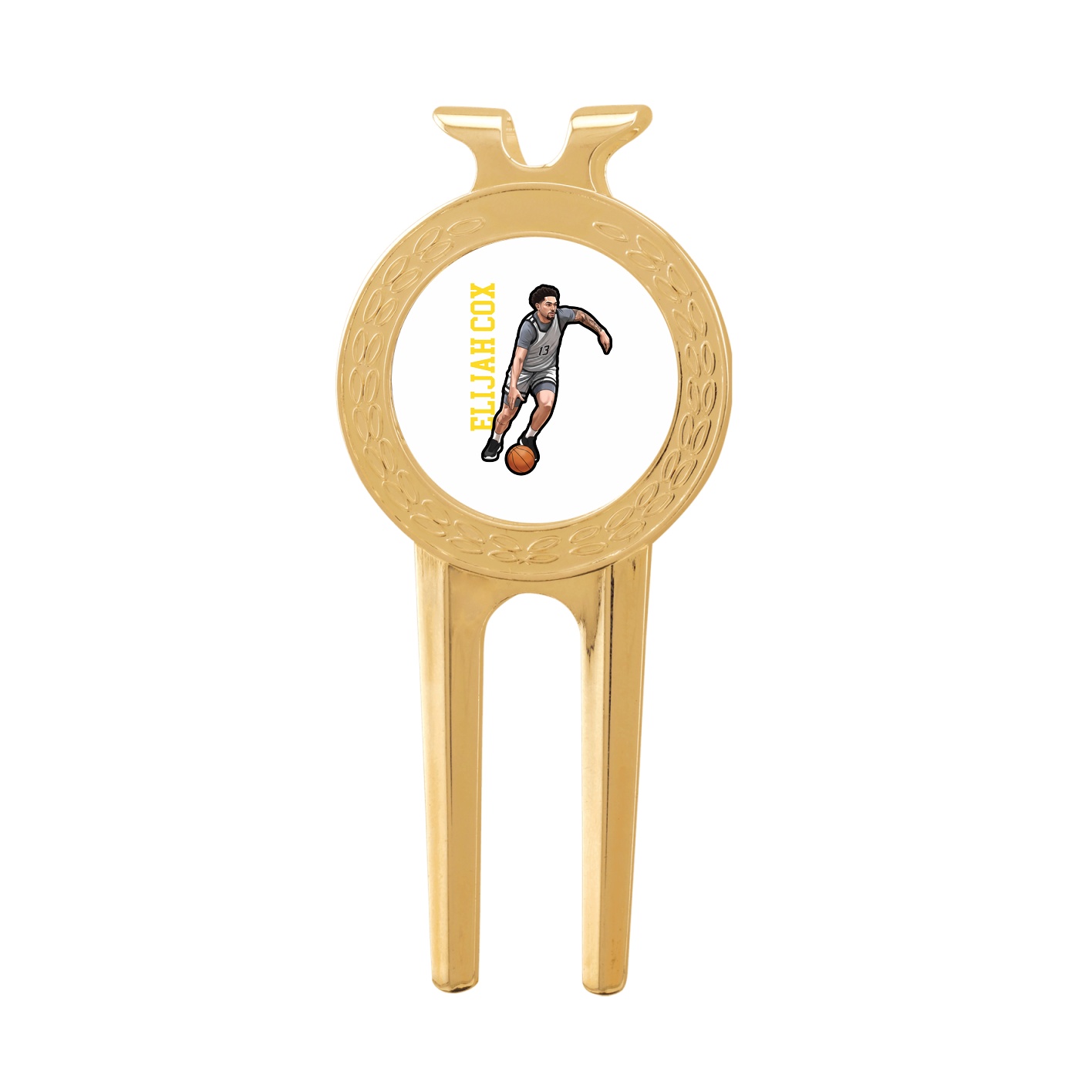 Divot Tool with Ball Marker — Name Vertical in Classic