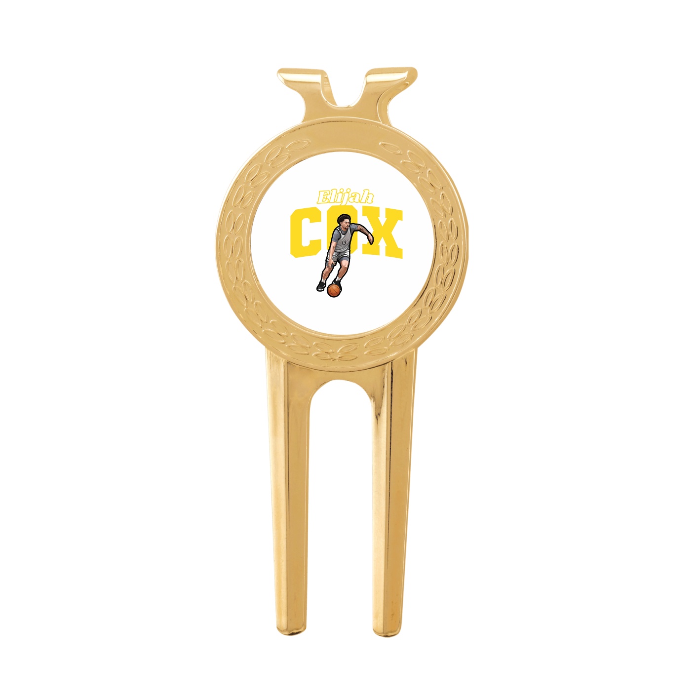 Divot Tool with Ball Marker — Name Arch in Classic