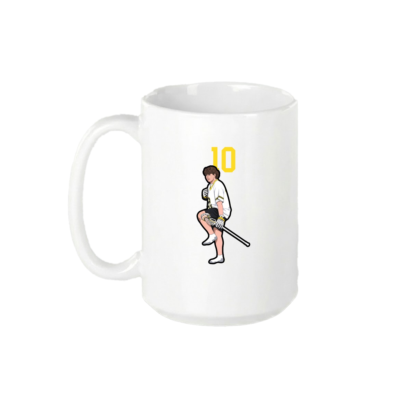 15oz Coffee Mug — Number Top in White