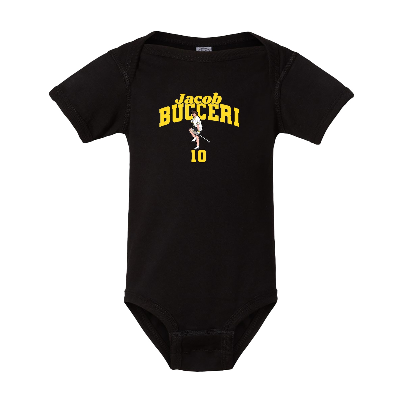 Baby Onesie — Signature Arch in Black