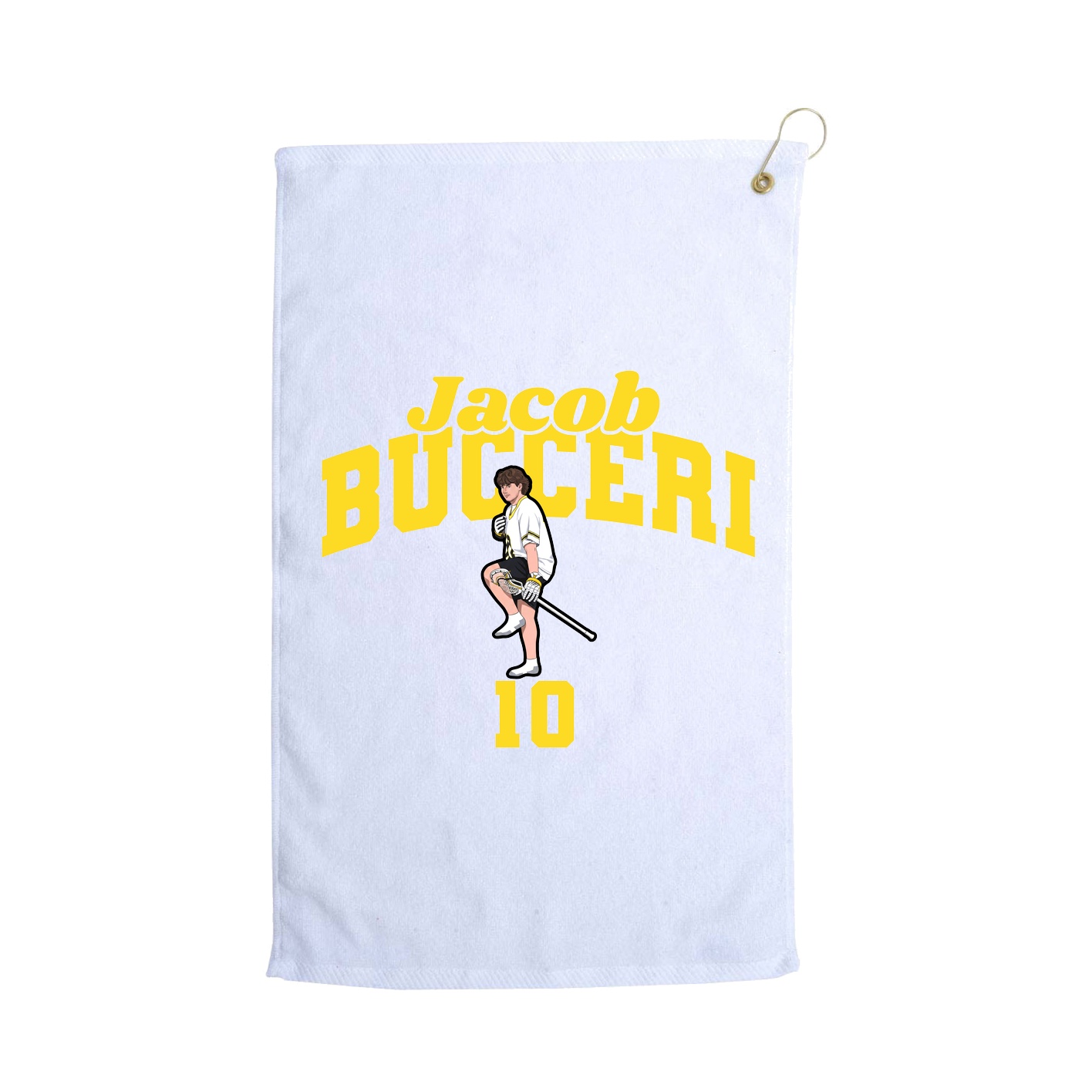Golf Towel — Signature Arch in White