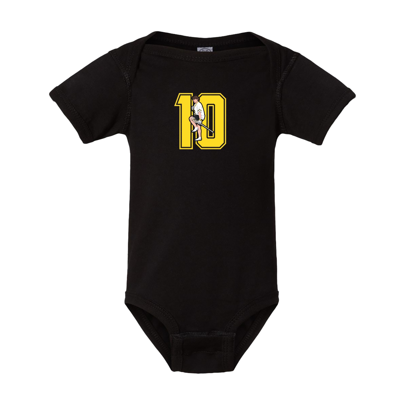 Baby Onesie — Number in Black