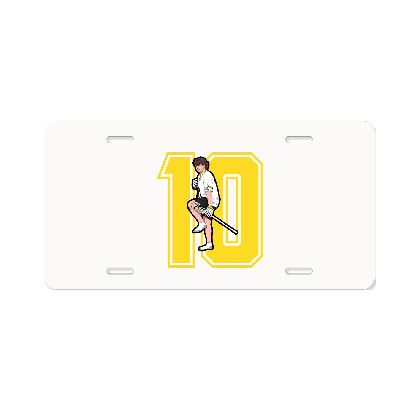 License Plate — Number in Classic