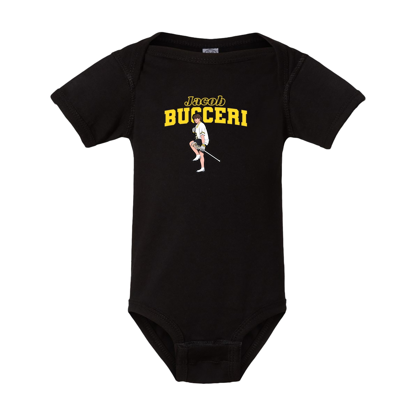 Baby Onesie — Name Arch in Black