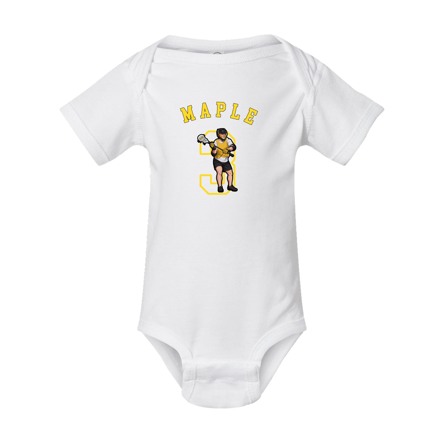 Baby Onesie — Shirsey Arch in White