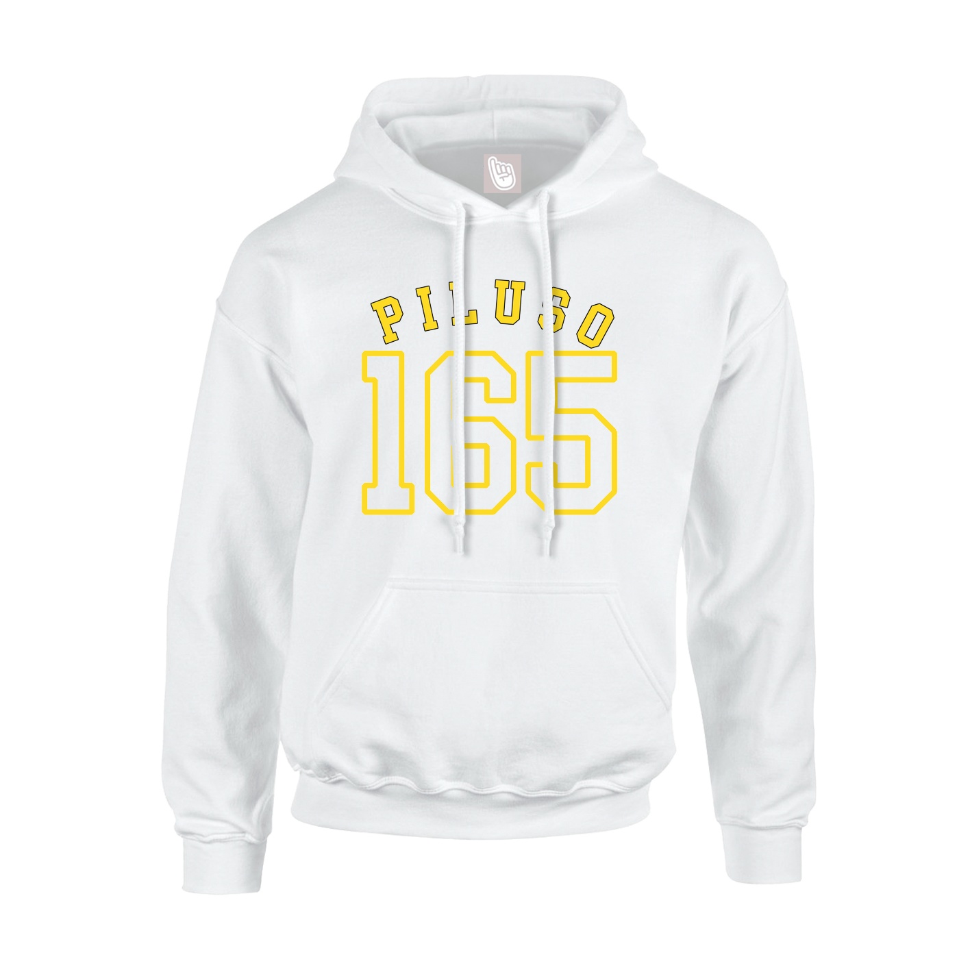 Hoodie — Shirsey Arch in White