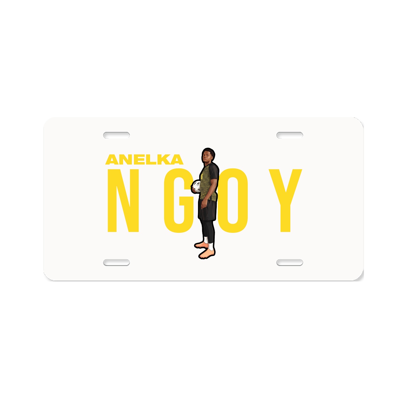 License Plate — Player Name in Classic