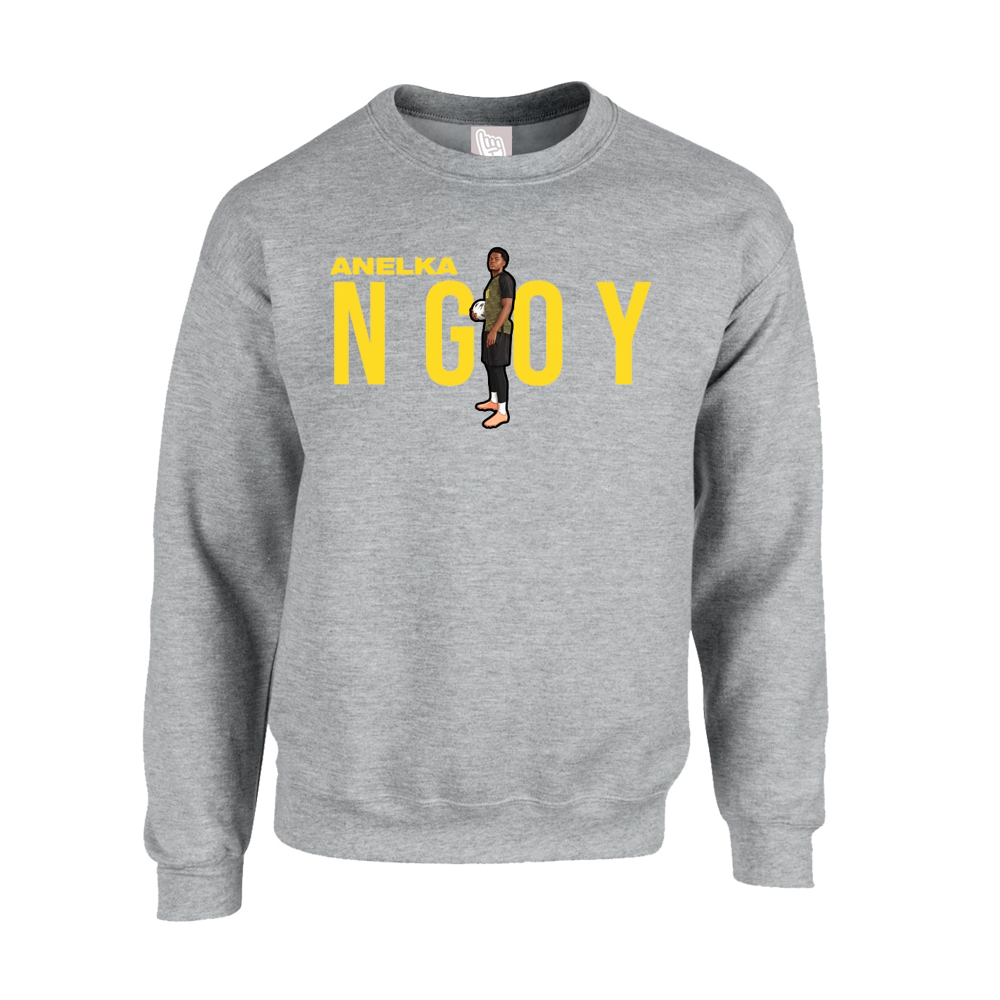 Fleece Crew — Player Name in Grey