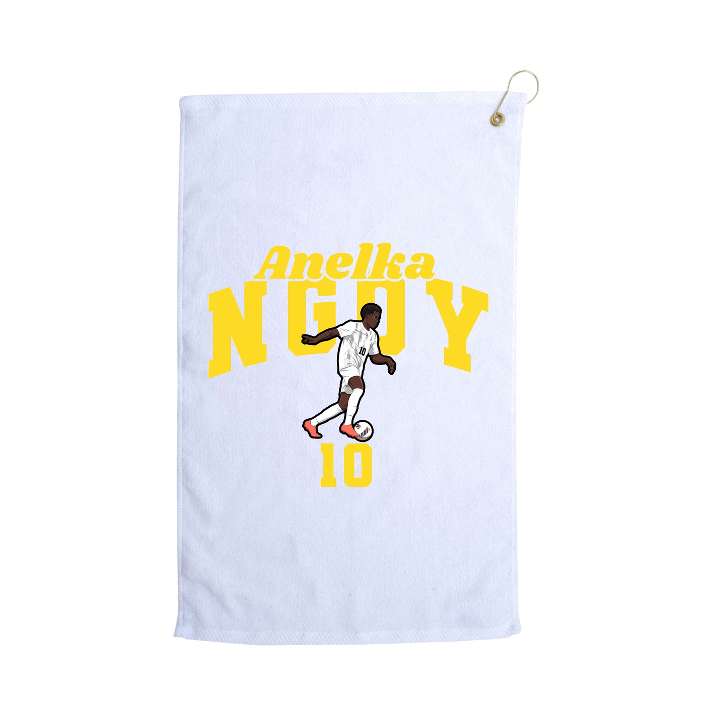 Golf Towel — Signature Arch in White