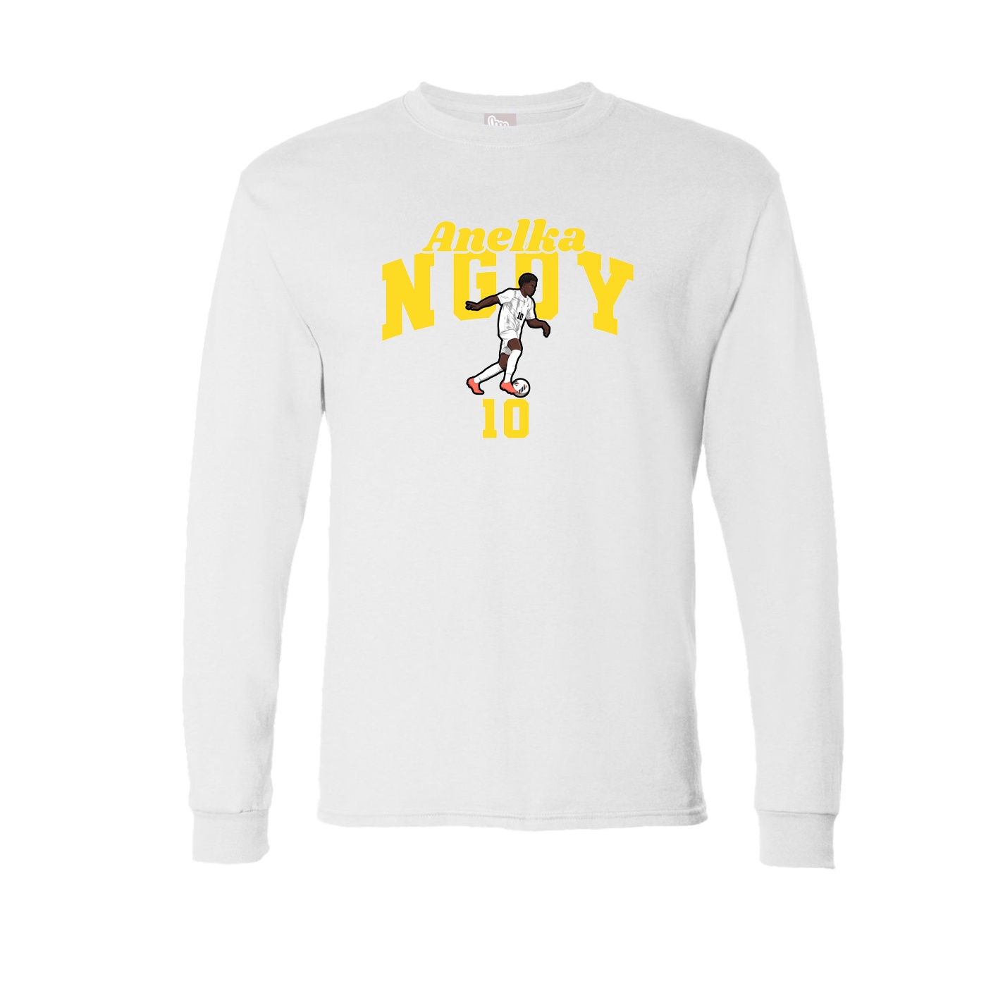 Long Sleeve Tee — Signature Arch in White