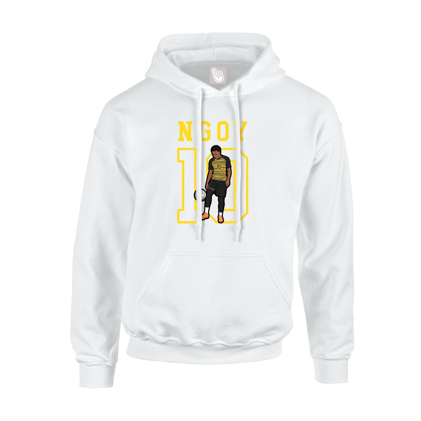 Hoodie — Shirsey in White