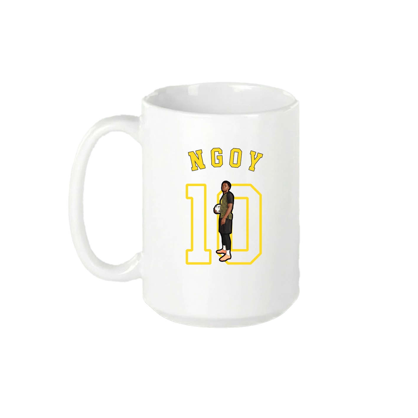 15oz Coffee Mug — Shirsey Arch in White