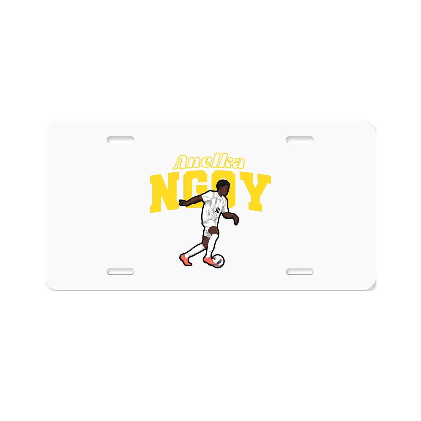 License Plate — Name Arch in Classic