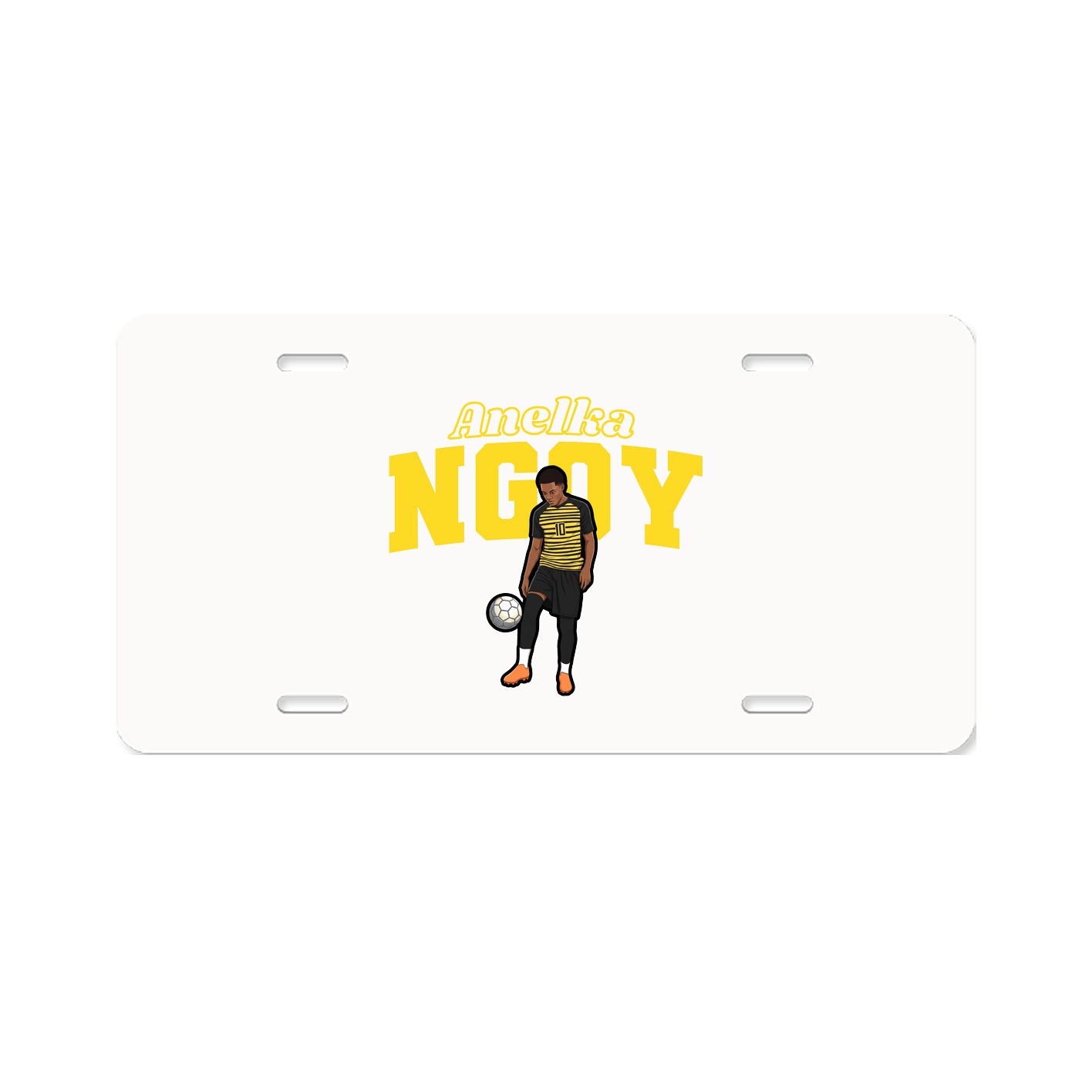 License Plate — Name Arch in Classic